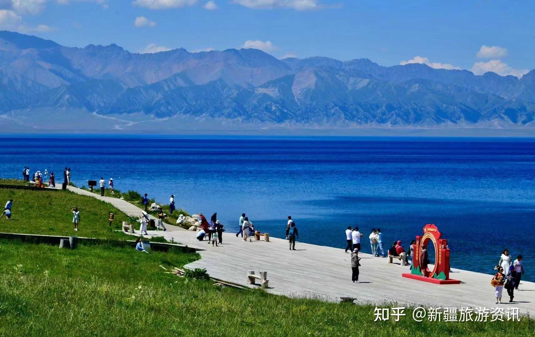 新疆旅游资讯 的想法 今日新疆 天气晴好的赛里木湖美的没法形