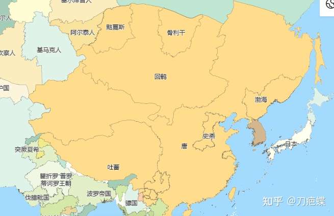第三,很多说武则天死后版图又扩张了,我们看看那是哪块?