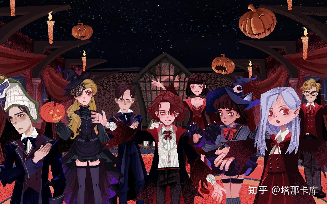 你为哈利波特魔法觉醒游戏创作过哪些万圣节同人绘画作品
