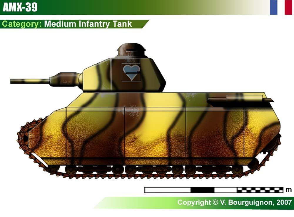 二战中的法国装甲部队(4):amx38,39