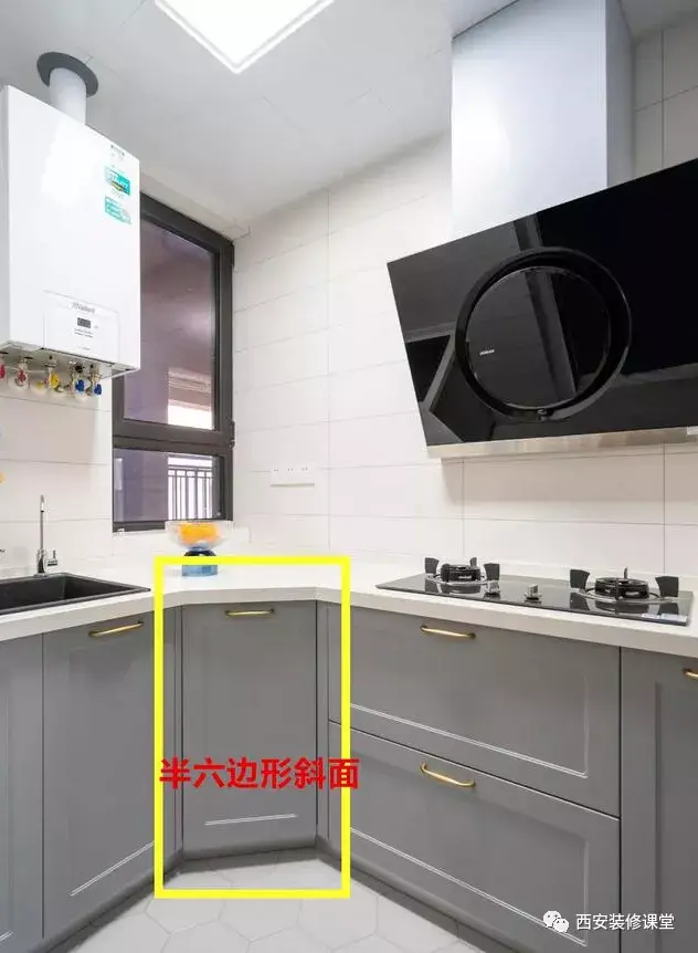 请问这个橱柜我画圈的两个部分怎样能拿取更容易些