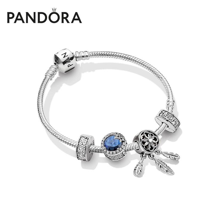 pandora潘多拉 手链女925银佳期如梦b801369 时尚饰品