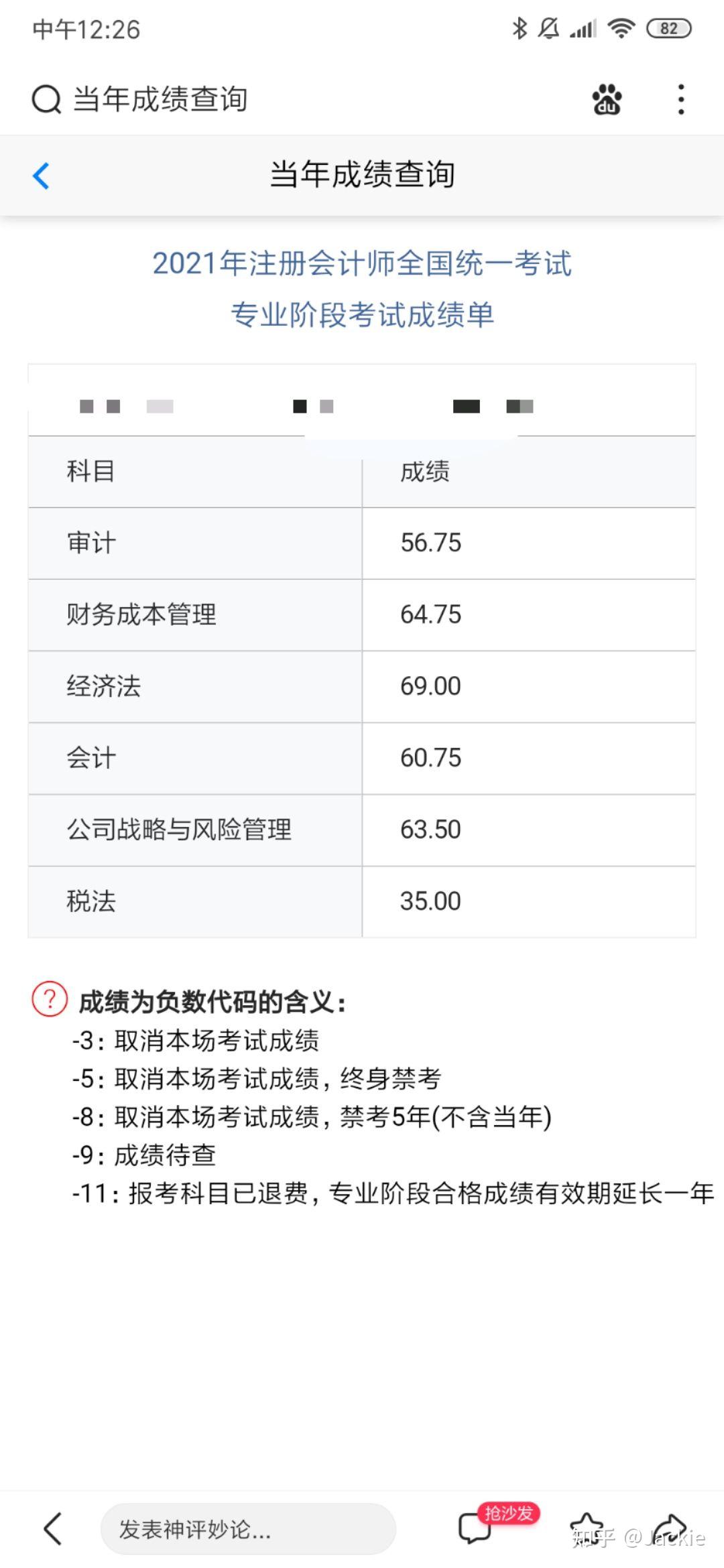 2021年cpa成绩已经公布了你考得怎么样