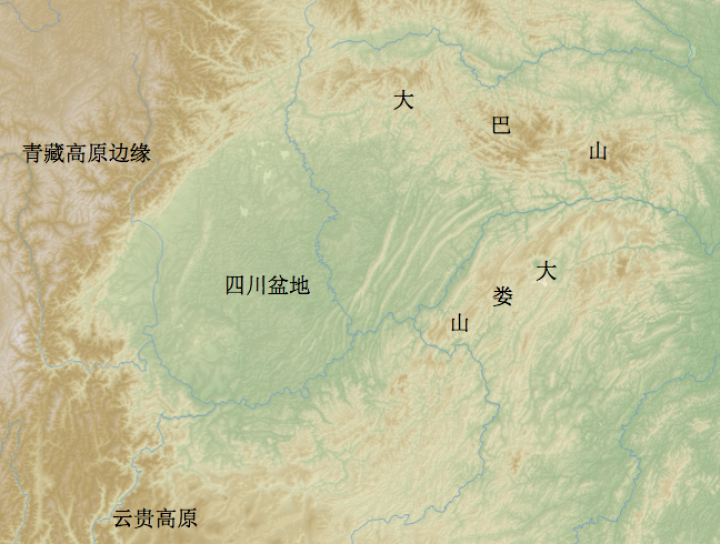 为什么四川周围都是山脉而自己是是盆地呢?