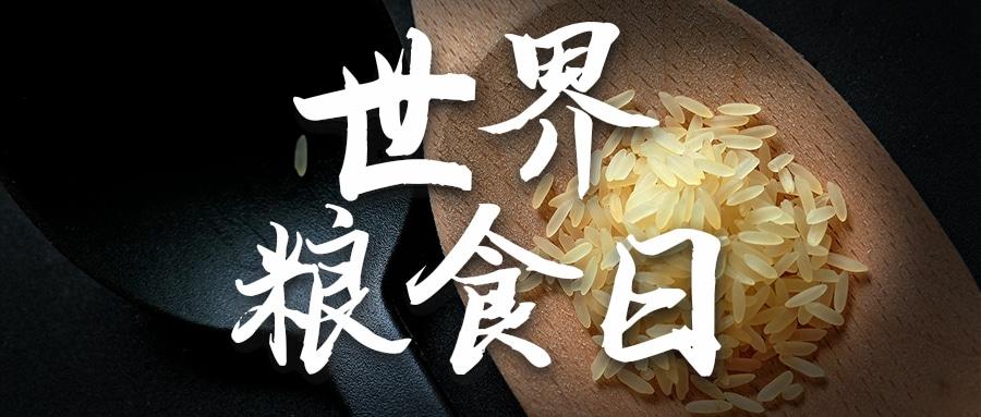 1016世界粮食日宣传标语海报拒绝浪费从我做起