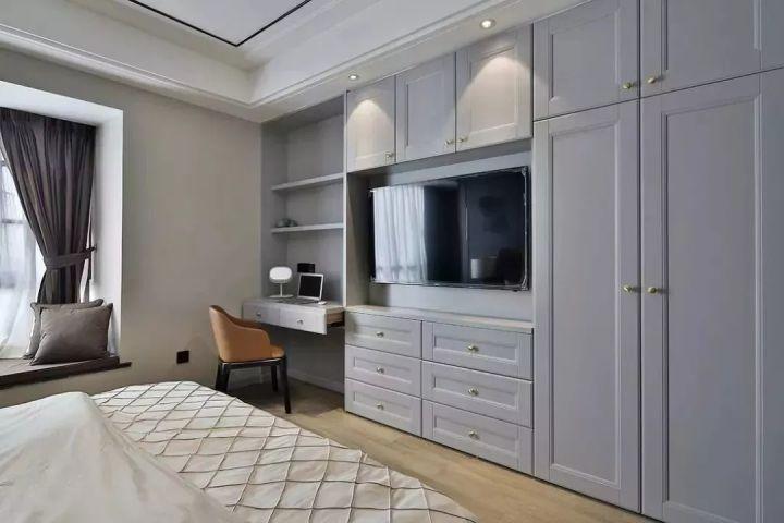 卧室满墙衣柜设计可以媲美衣帽间收纳和使用都超乎想象