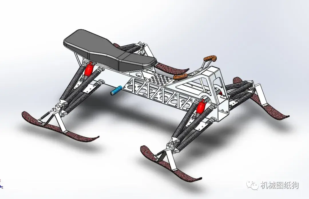 其他车型snowbuggy雪地车电动雪橇车3d图纸solidworks设计