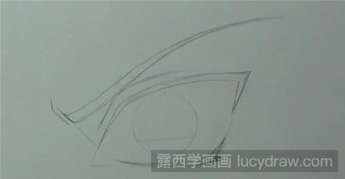 怎么画火影忍者眼睛