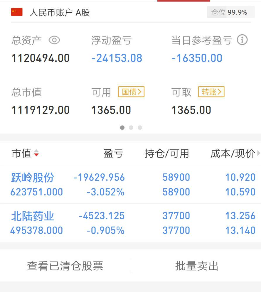 【中短线每日持仓图】2020年9月9日