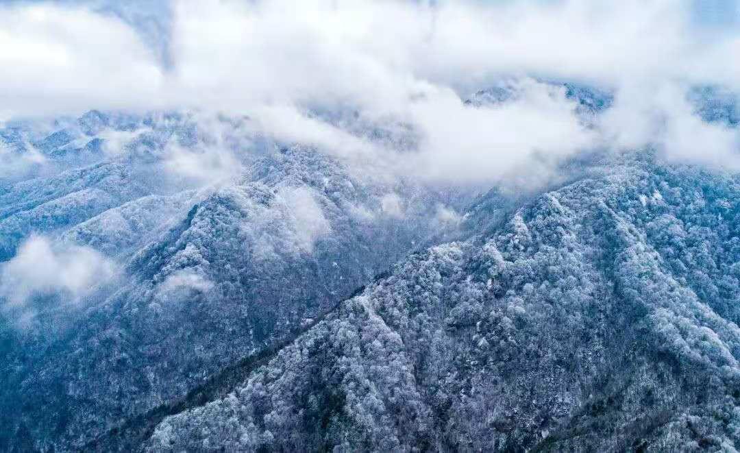 最美不过秦岭雪