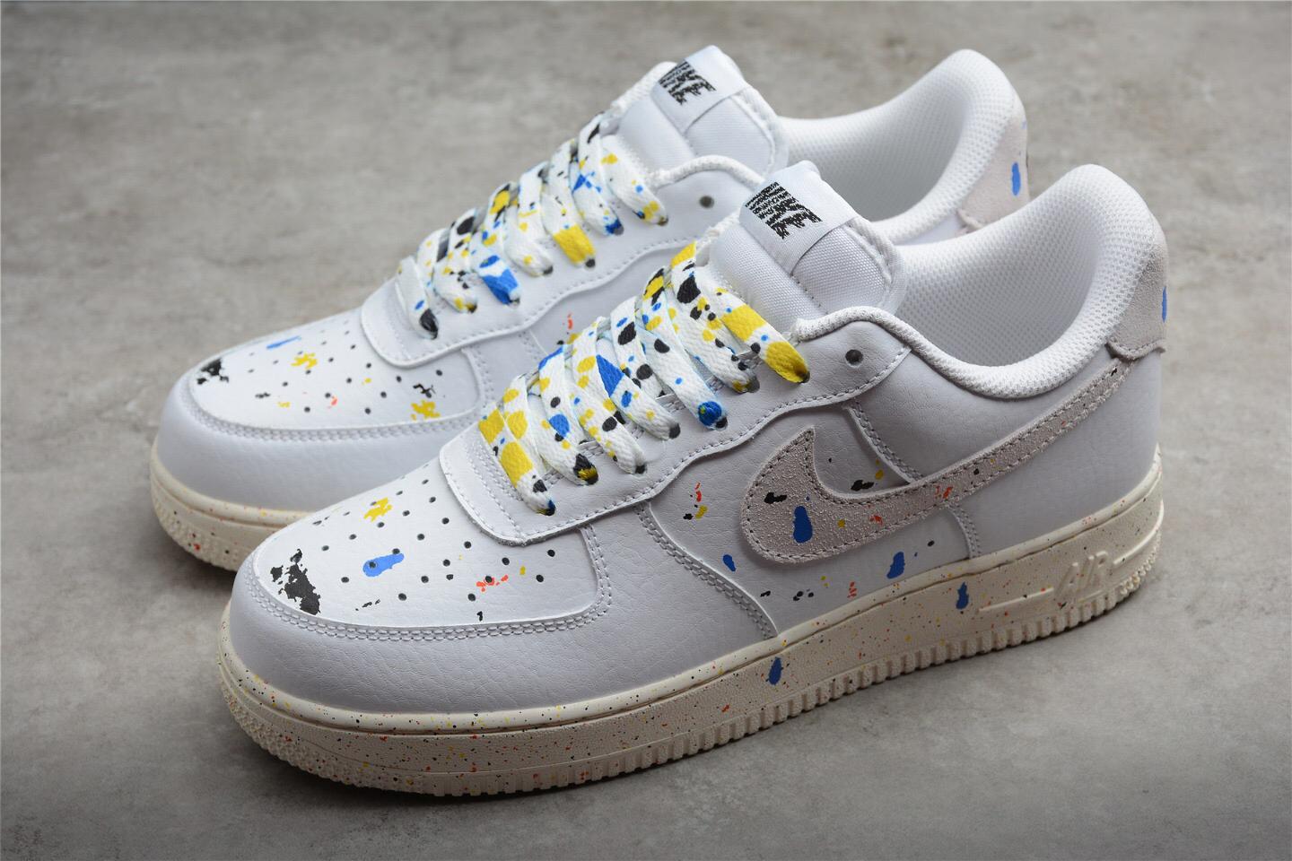 耐克空军一号 nike air force 1 paint splatter 油漆