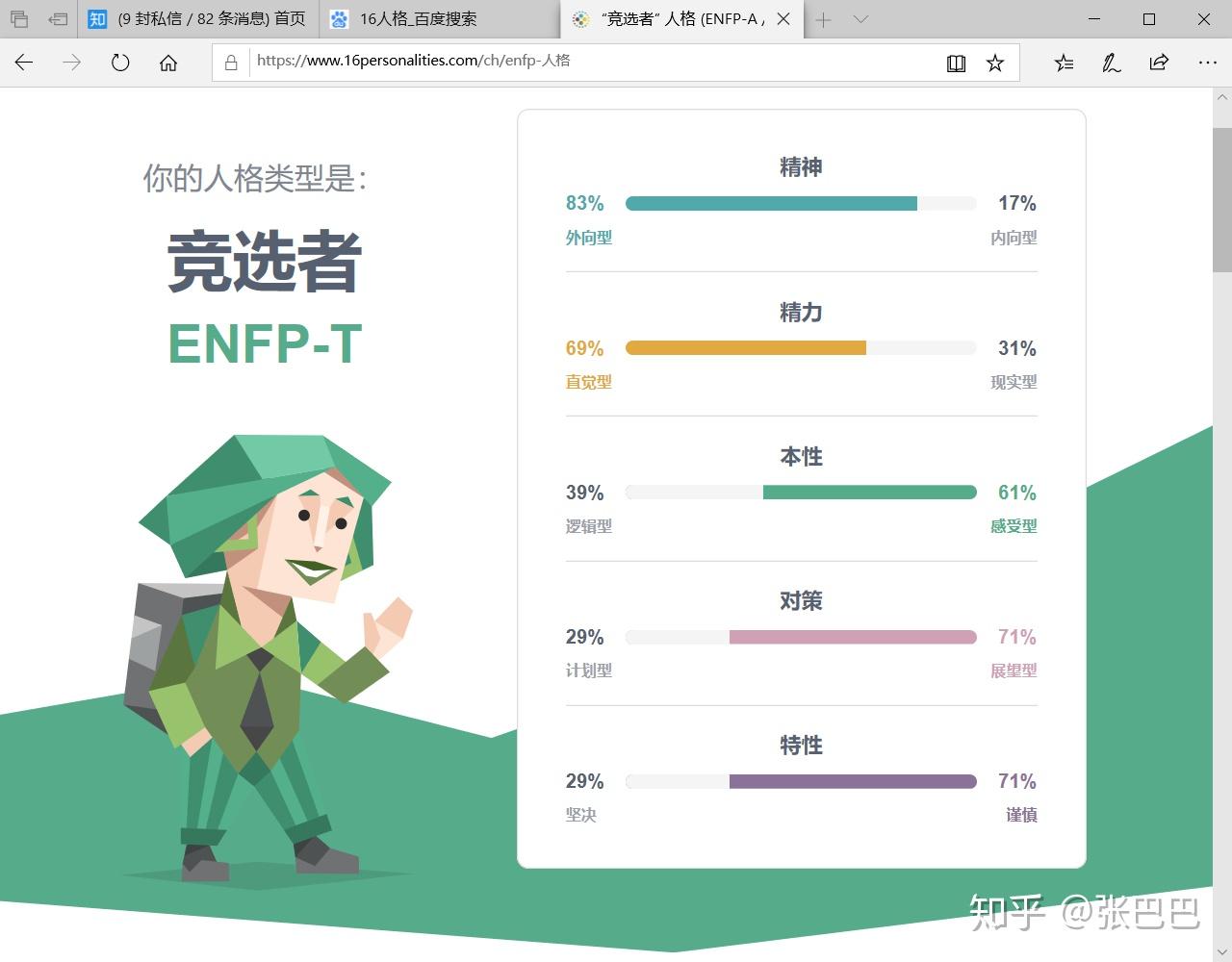 enfpt和enfpa的区别在哪里