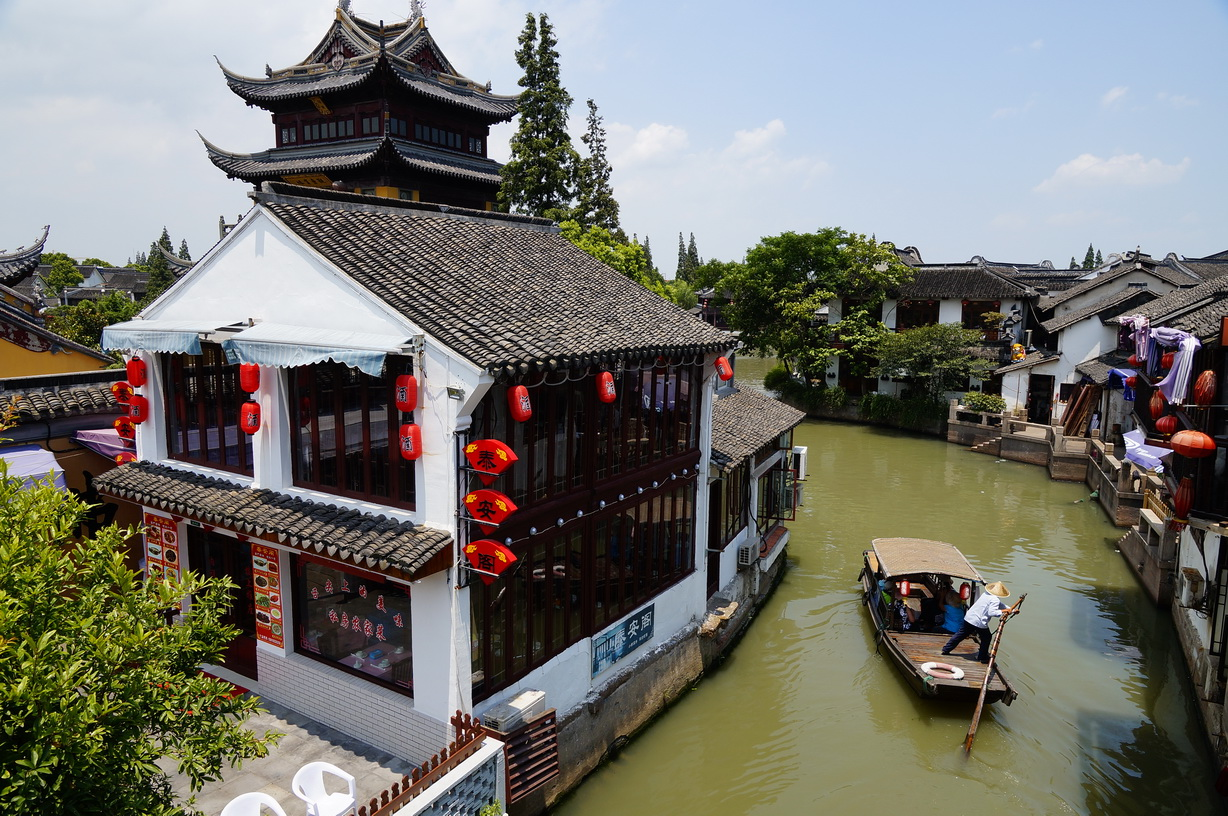 上海热门旅游景点 朱家角古镇旅游攻略 低音号语音导游