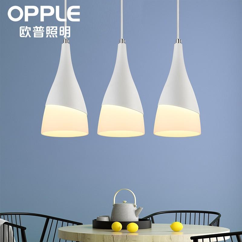 原价￥299现价￥18910欧普照明oppleled吊灯餐厅灯具三头吸顶餐吊灯饰