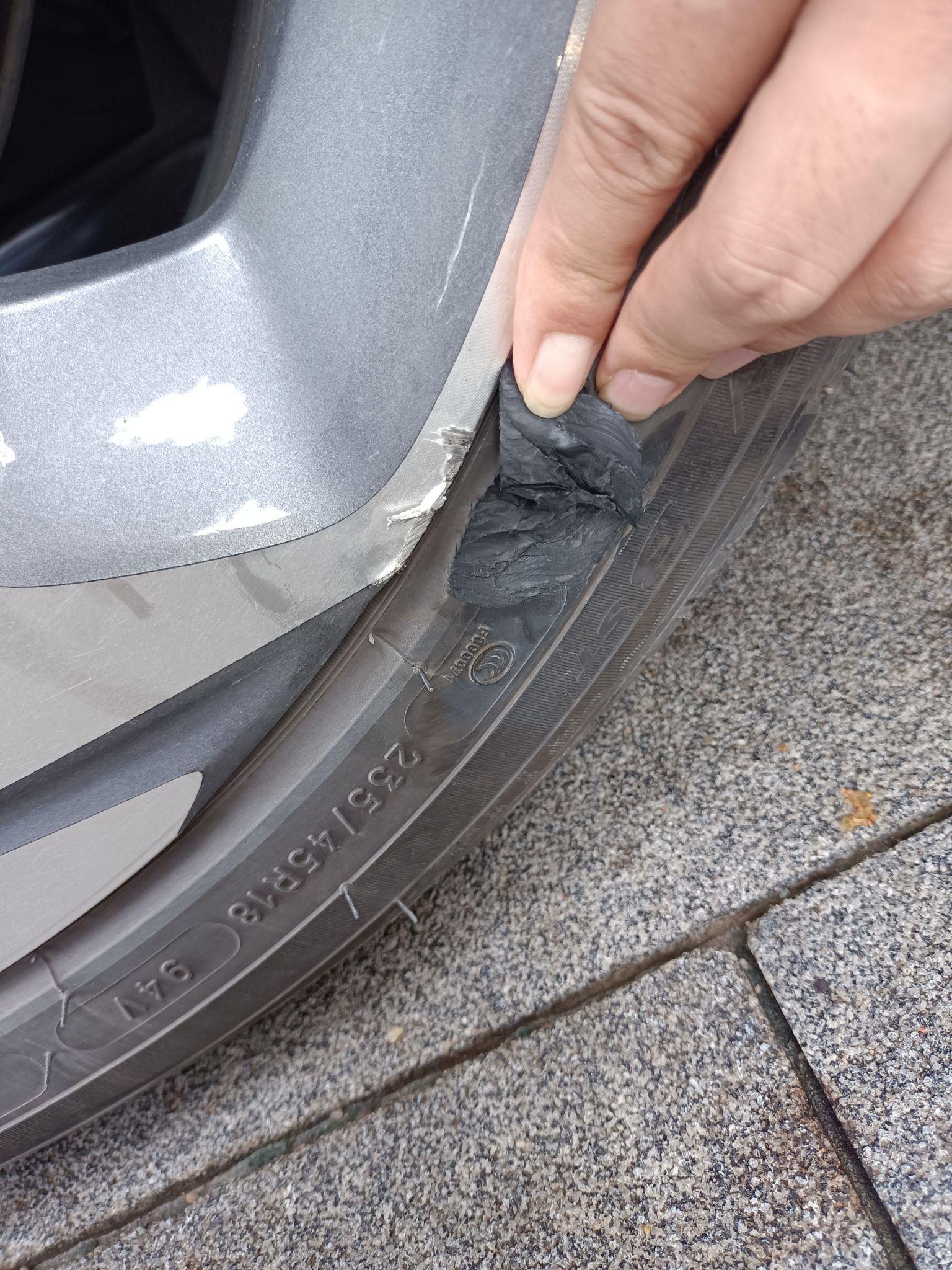 轮胎侧壁破皮如何修补