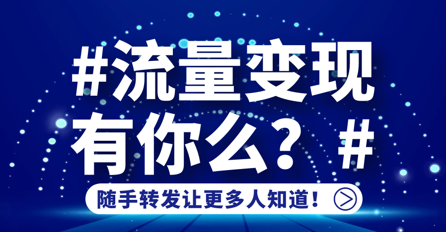 鱼翅说:大v的流量变现,有你么?