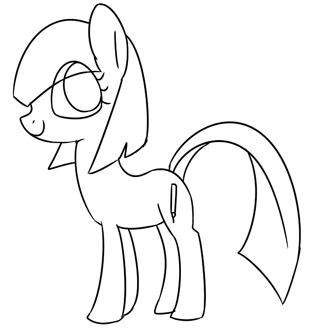 如何画彩虹小马