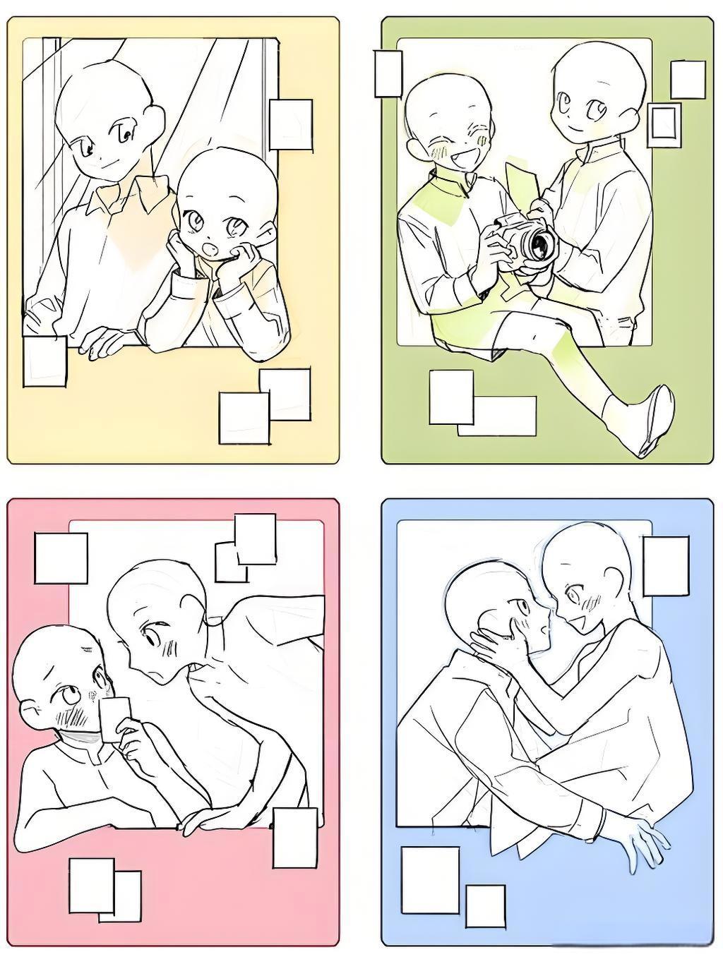 超甜的双人情侣互动姿势参考