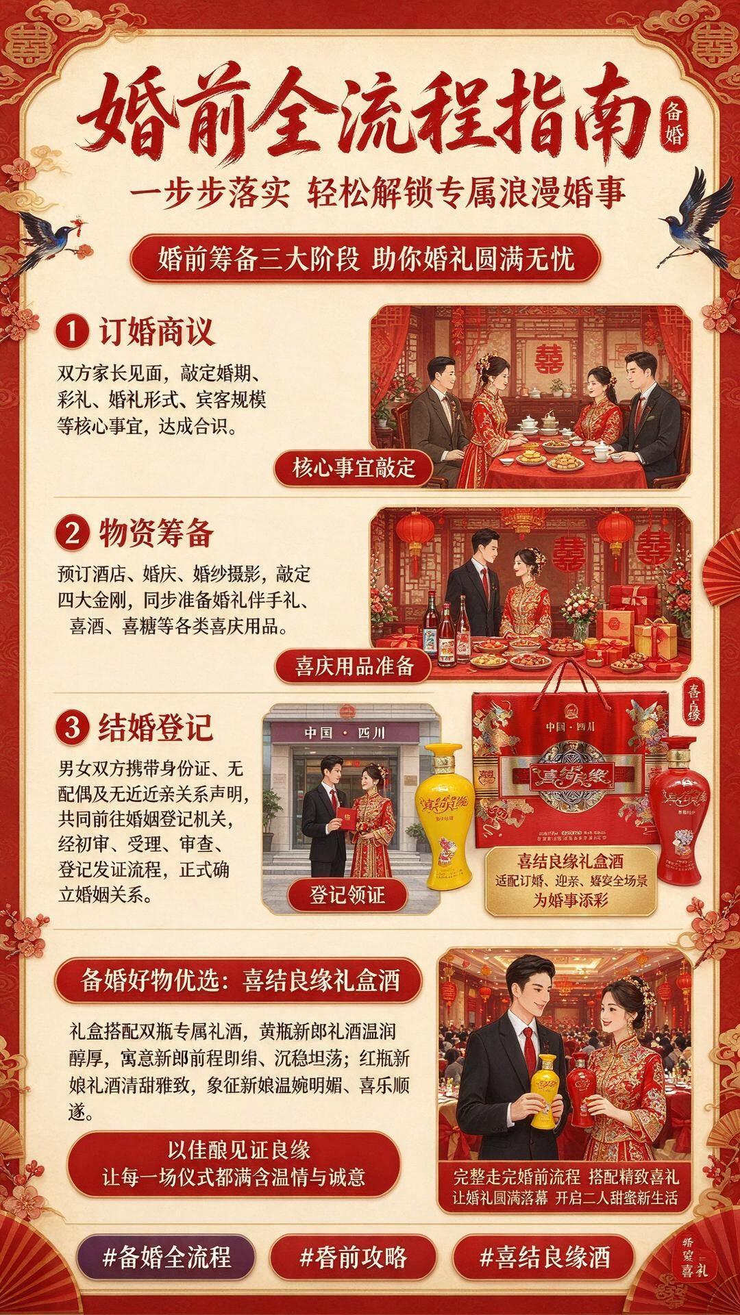 婚前完整流程清单，备婚不慌乱