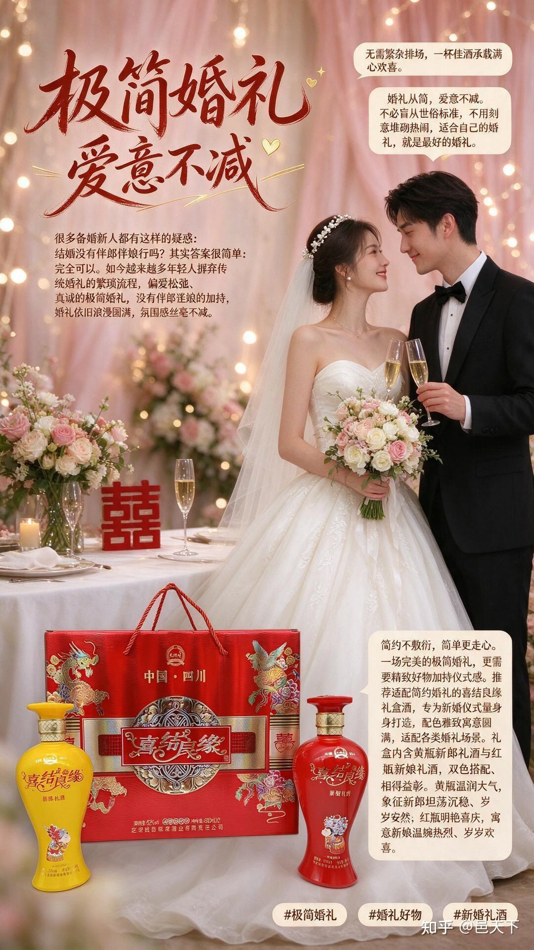 结婚不用伴郎伴娘，极简婚礼也超圆满