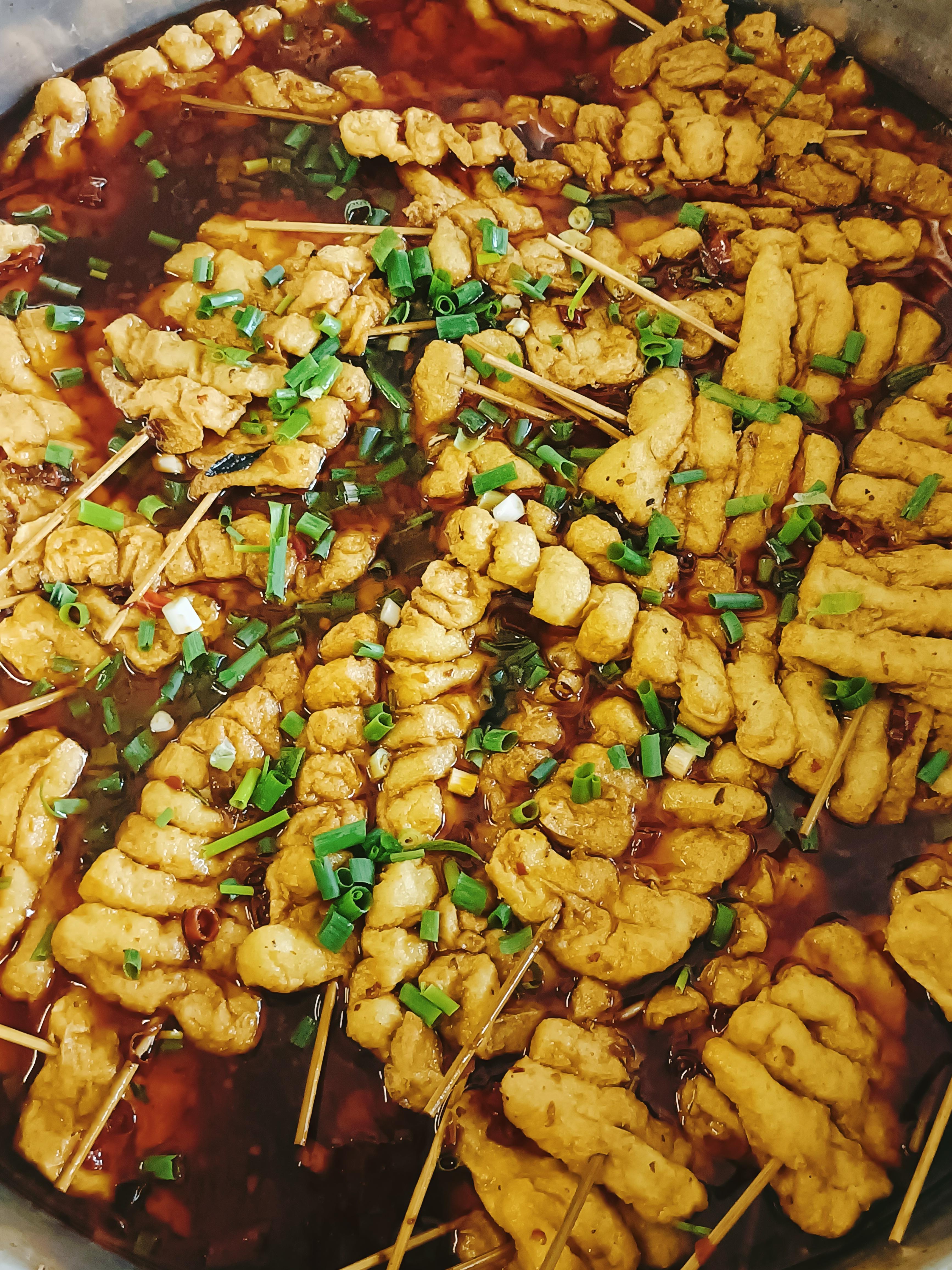 🍕美食名称:卤鸡爪,炸鸡排,麻辣豆串