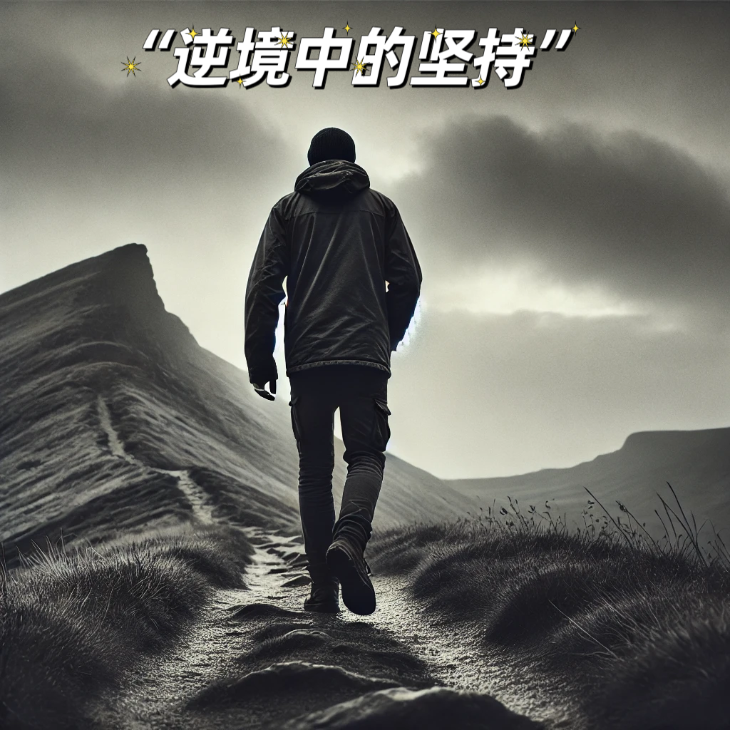 逆境谁都会遇到,但唯有坚持下去的人,才会有机会看到光