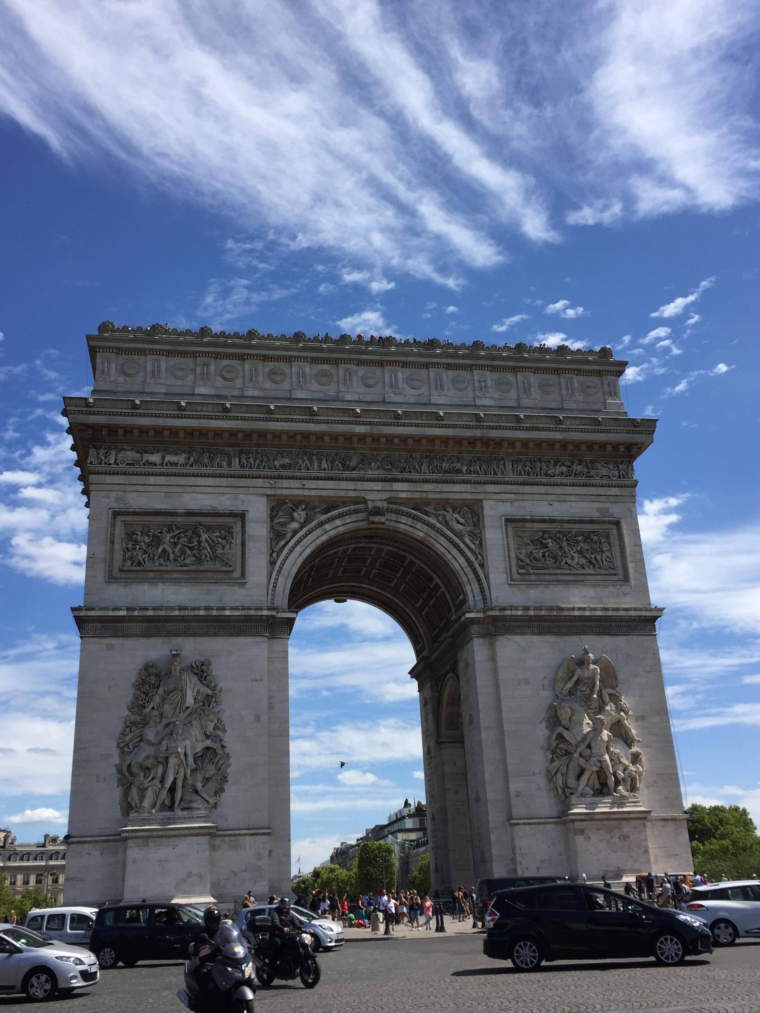 朝露可当酒 的想法: 欧洲自由行:法国凯旋门 | 98地点: br>74时间