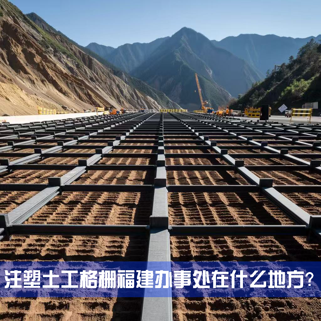 锁扣土工格栅又叫注塑土工格栅,也叫凸点土工格栅,都是描述这种