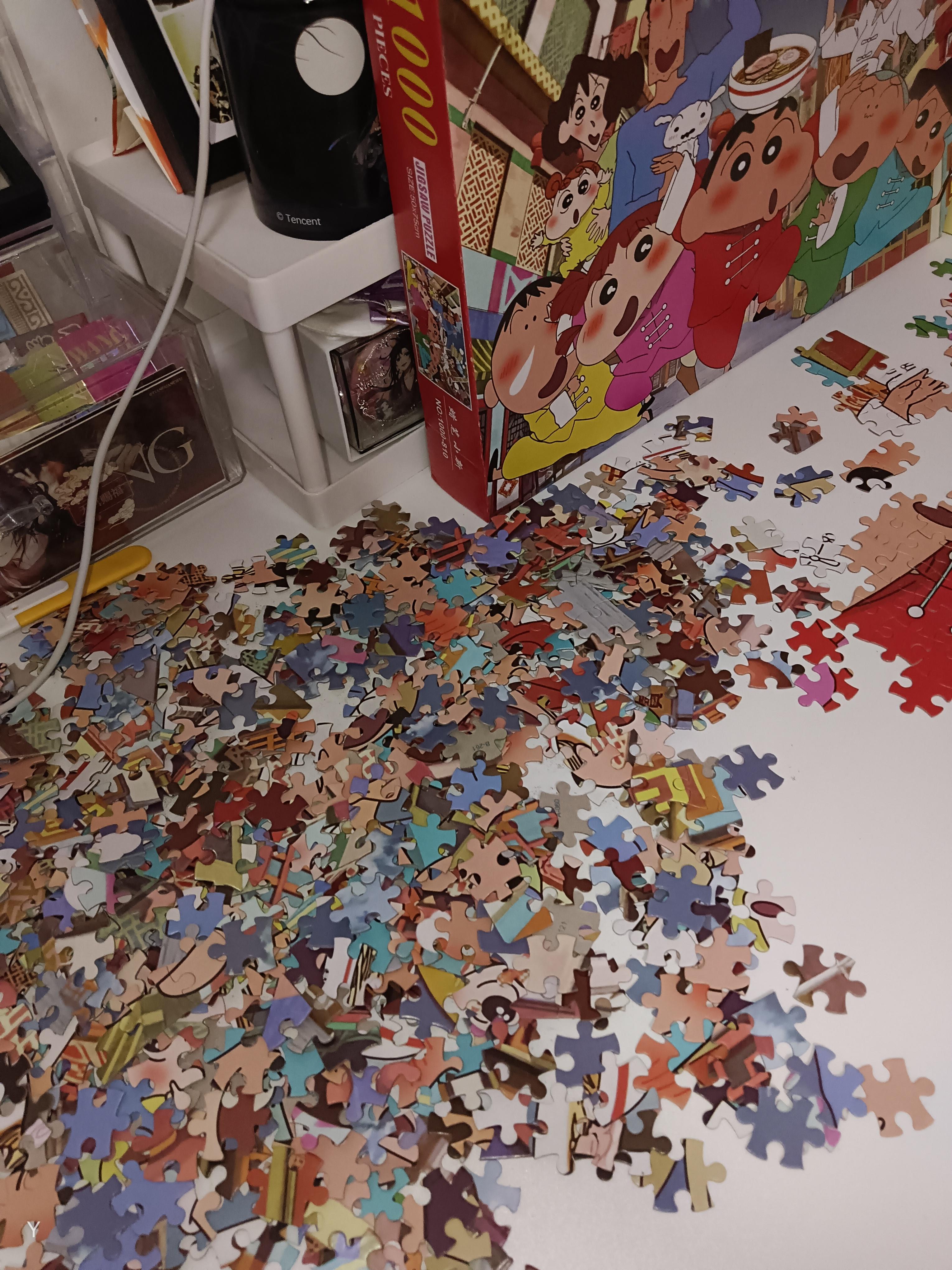 jesse 的想法: 回家和妹妹一起拼拼图