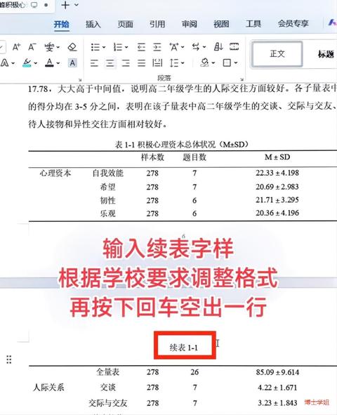 985博士指导论文 的想法: 论文表格跨页了怎么做续表? | 续表操作:1⃣把光标放在跨页表格的第一行,同时按住Shift+Ctrl ...