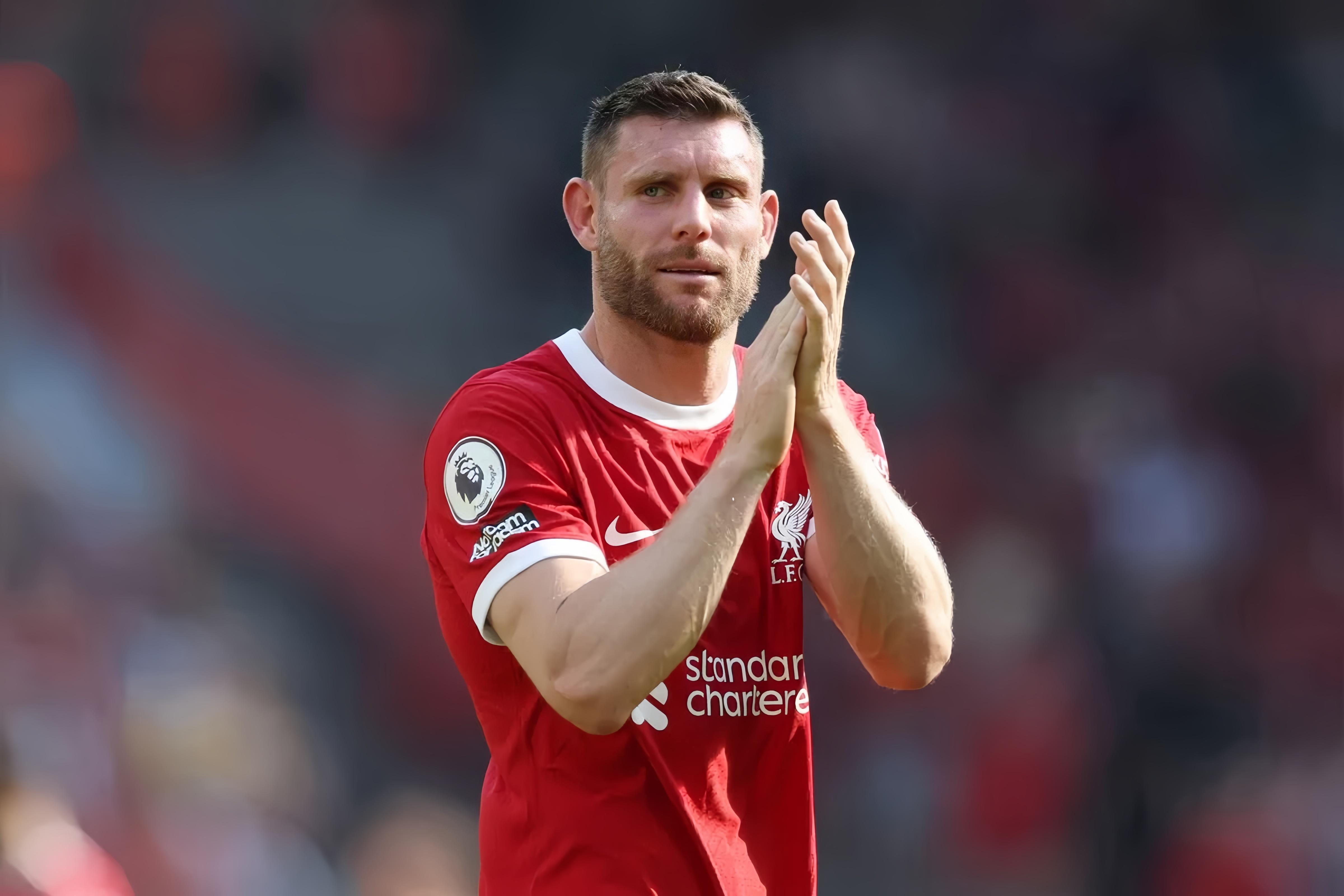 37岁的英超劳模米尔纳老米在马蒂普到来的前一年也就是2015年加入了