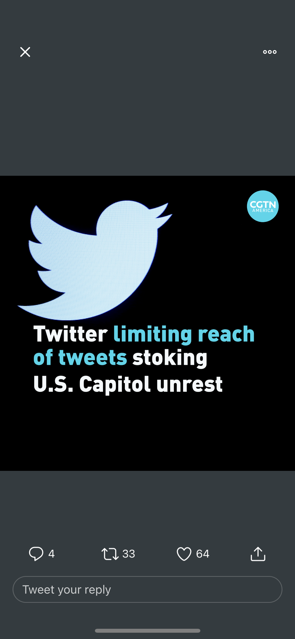 关于推特暂时限制用户阅读贴文数的信息