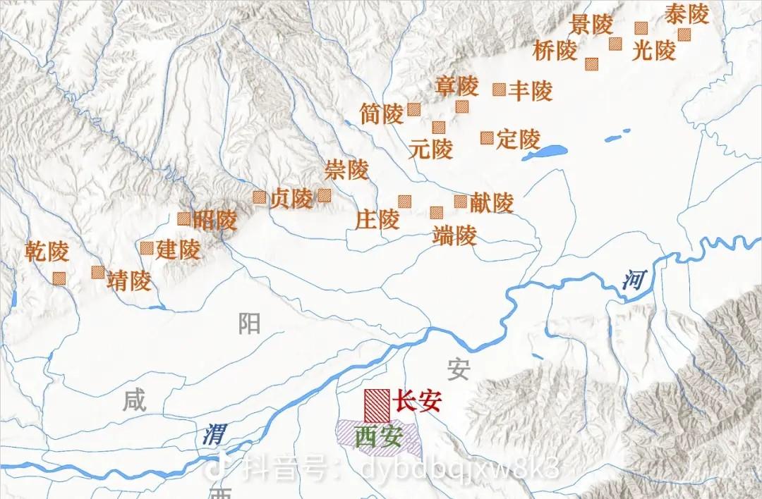 二蛋 的想法: 陕西关中"唐十八陵"分布于陕西省渭南市富平县蒲城县及