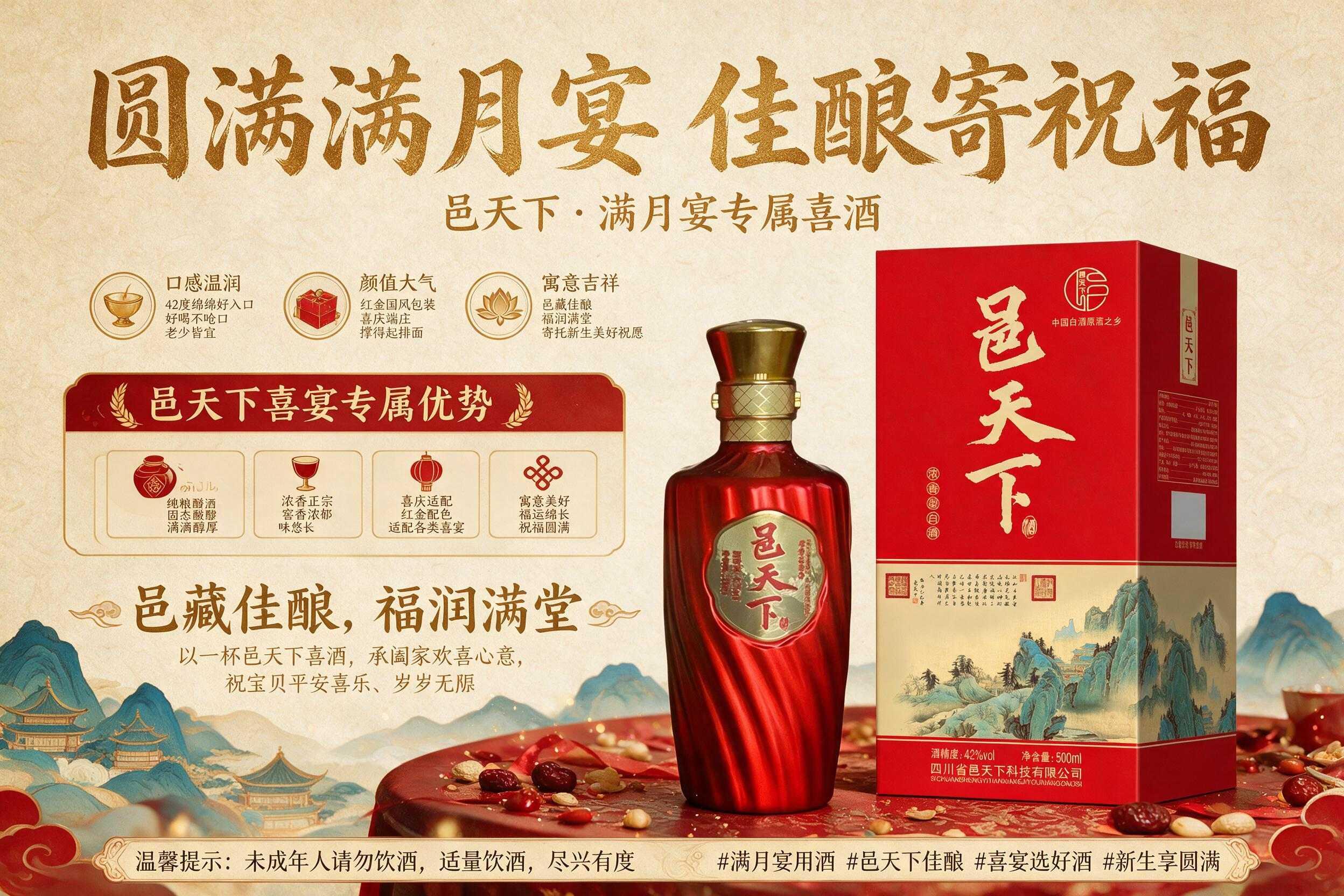 满月宴选酒攻略｜喜宴好酒选对味