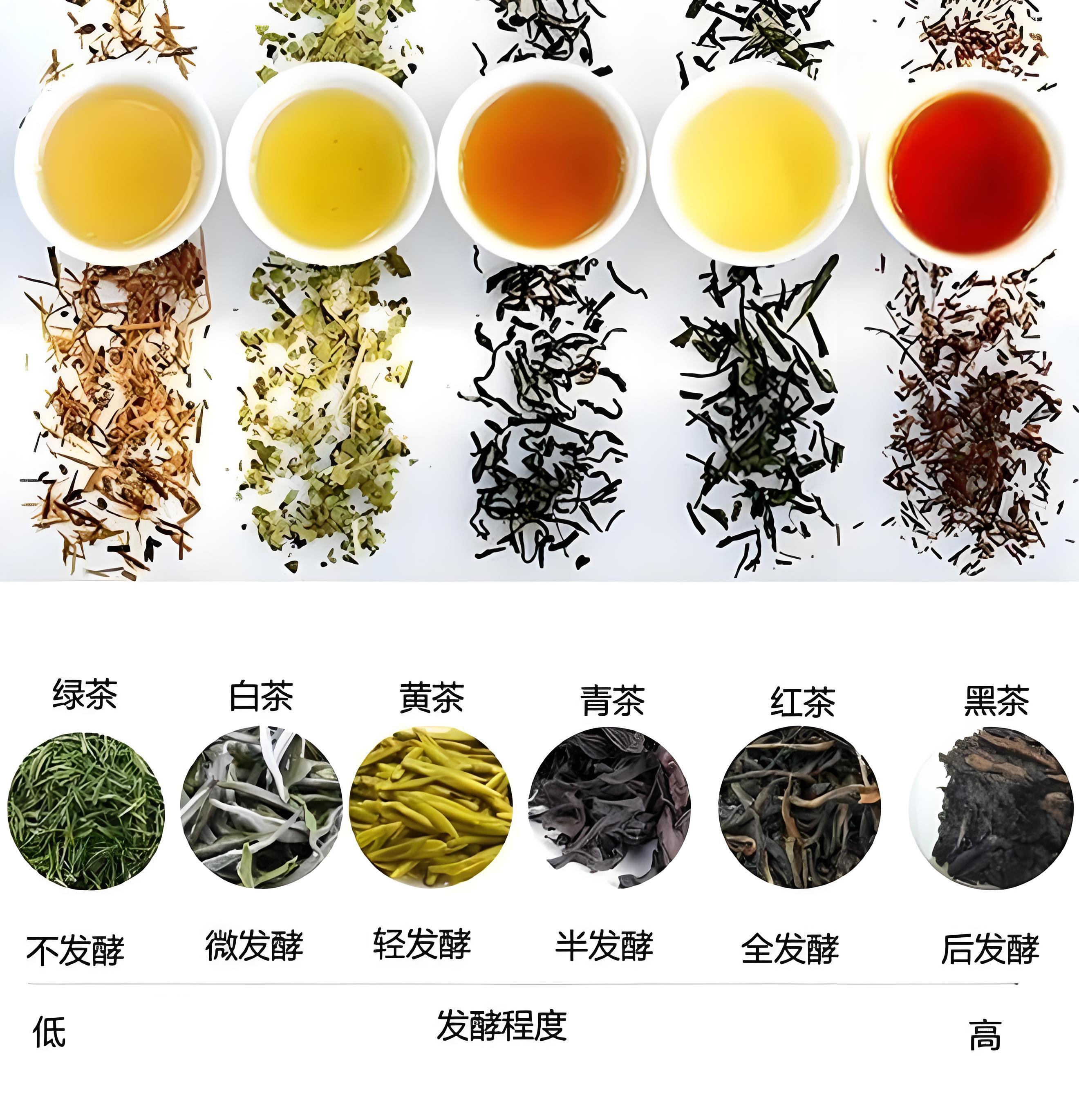 红茶绿茶白茶