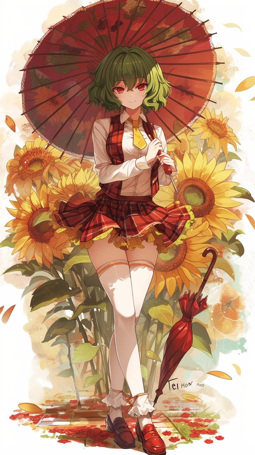 cxnc debug砖家 的想法: 风见幽香「ai绘画」「新年新壁纸」