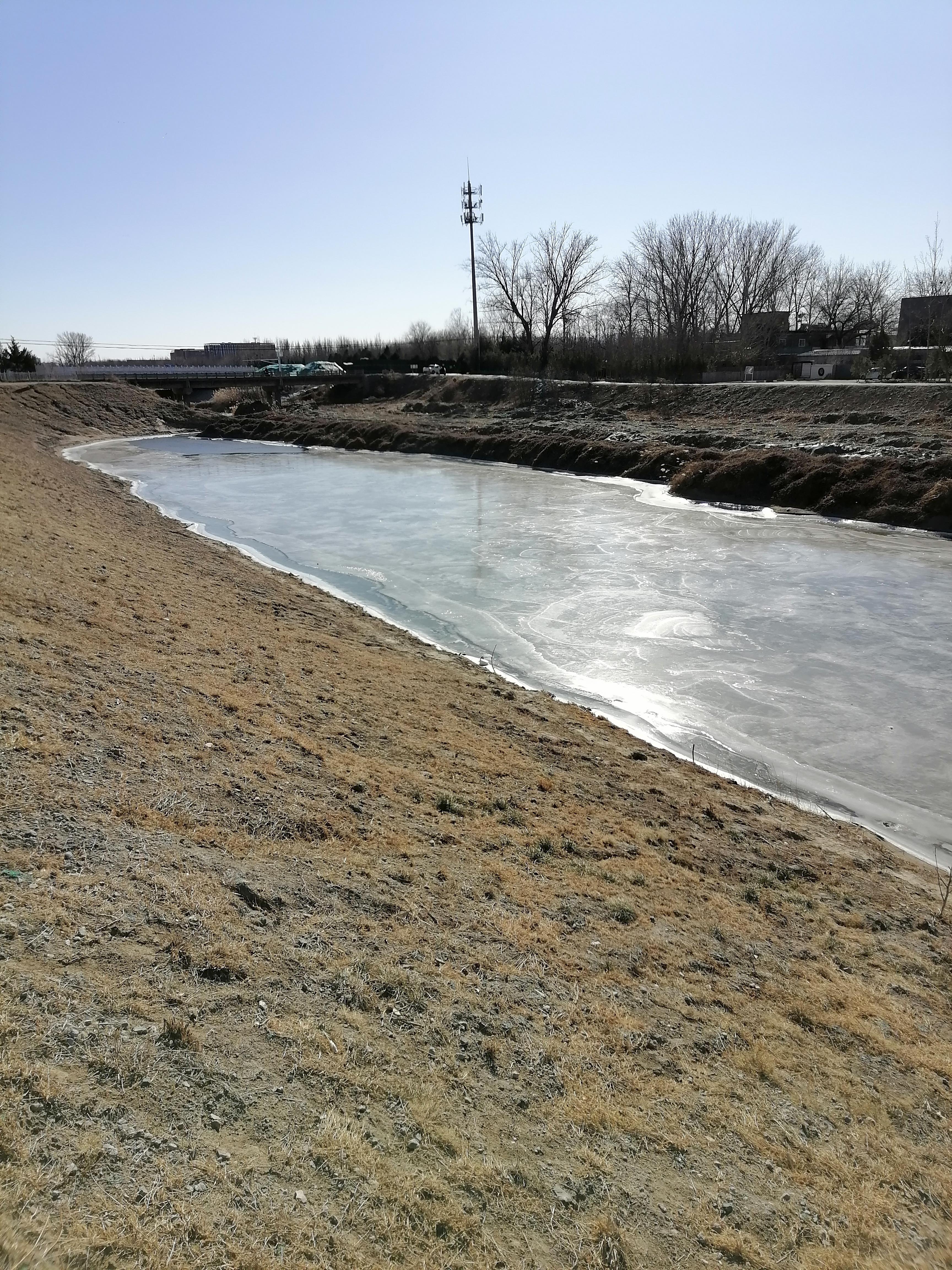 行走清河南北 的想法: 河水结冰