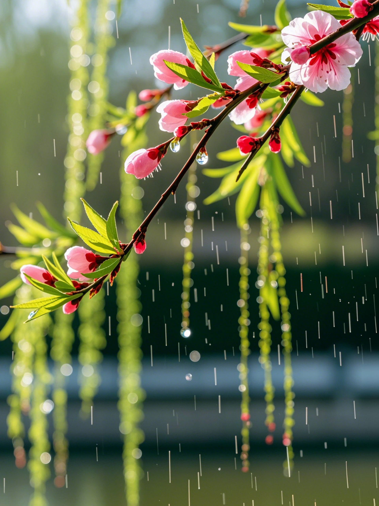 知达达 的想法: 春雨轻吻人间,邂逅一场桃红柳绿的诗意浪漫