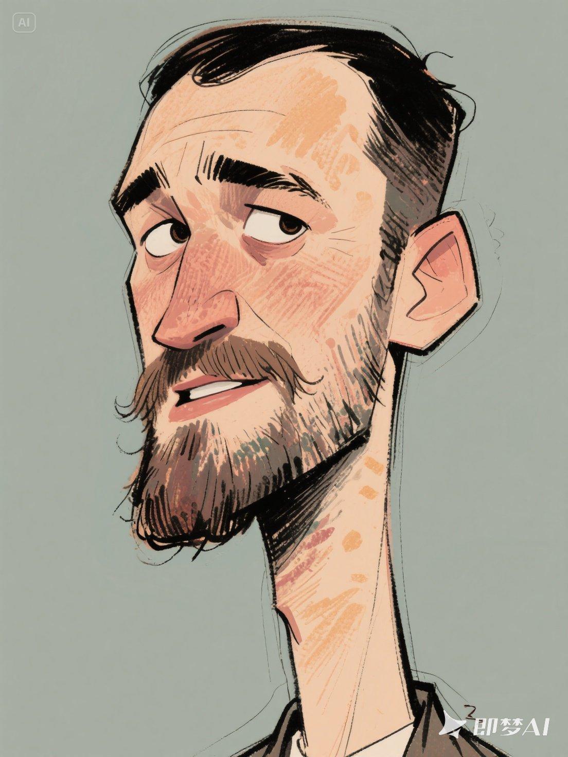 漫画中的人物漫画艺术漫画现实主义漫画摄影漫画风格carasionut一幅