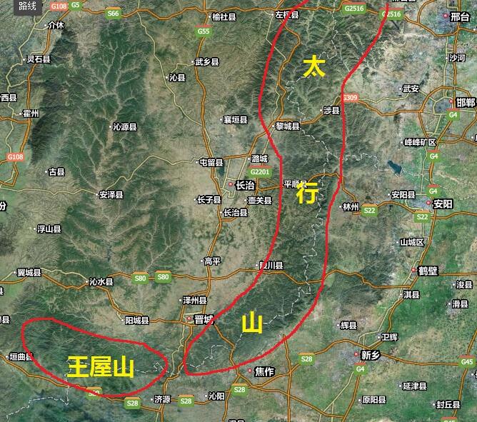 愚公移山方位图? - 知乎