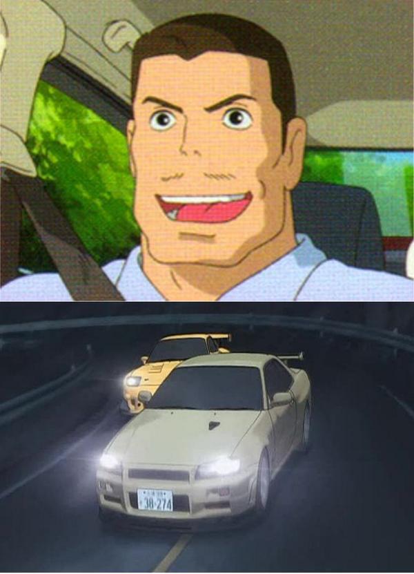 如何评价《头文字 d》中启介(fd)与神之脚(r34)的对决?