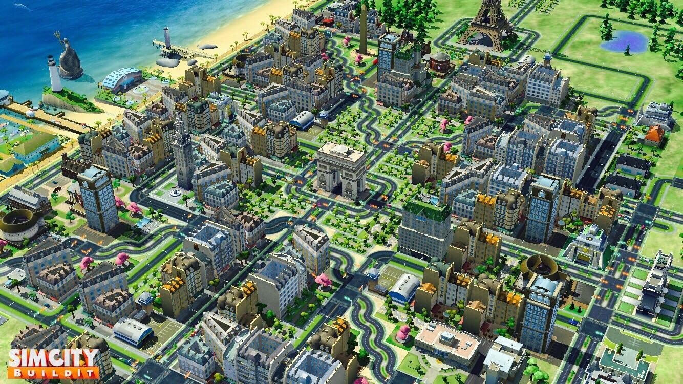 模拟城市平面图图片