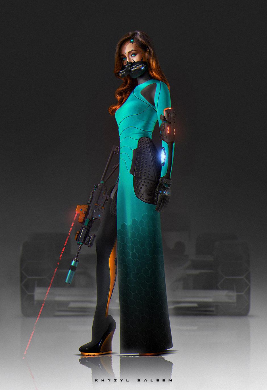 女性科幻风装甲如何设计