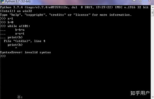 关于 python 用 while 从1加到100的问题 可以解答下吗? - 知乎
