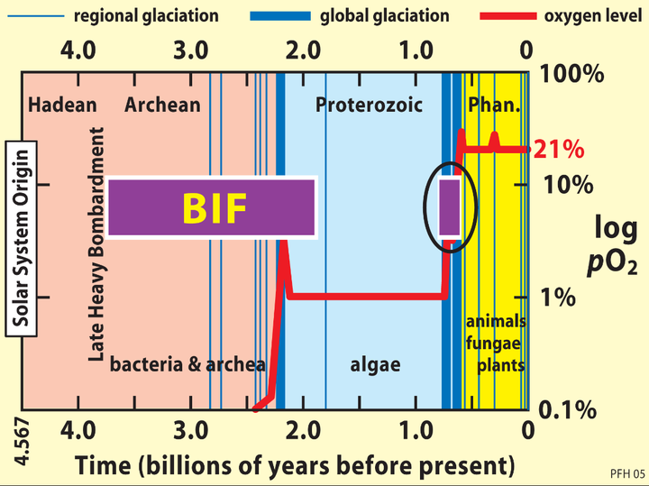 BIF （条带状含铁建造）的层状结构是怎么形成的？为什么到18亿年后就不再形成了？ - 知乎