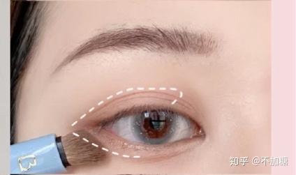 教你们超简单的眼妆万能公式，新手画眼影的难度在于不会插图1