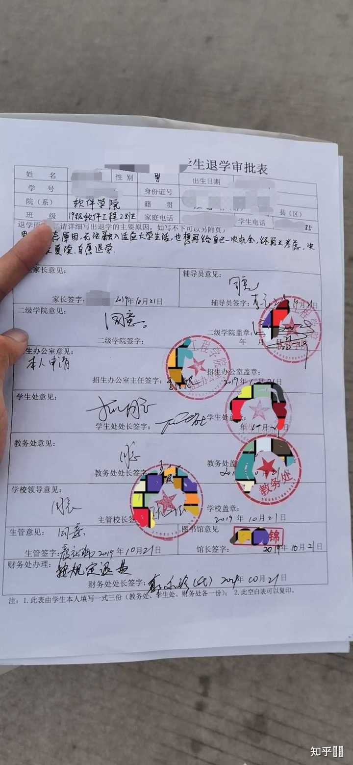 大学退学都有哪些程序？ - 知乎