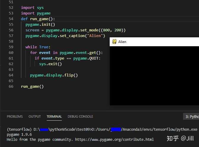 pygame-vscode-pycharm