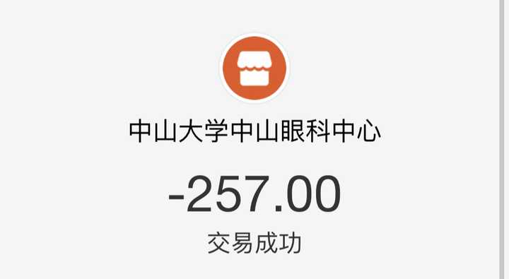 广州中山大学眼科验眼什么价格？