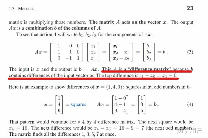 Difference Matrix是啥 这里的A1是怎么构造出来的? - 知乎